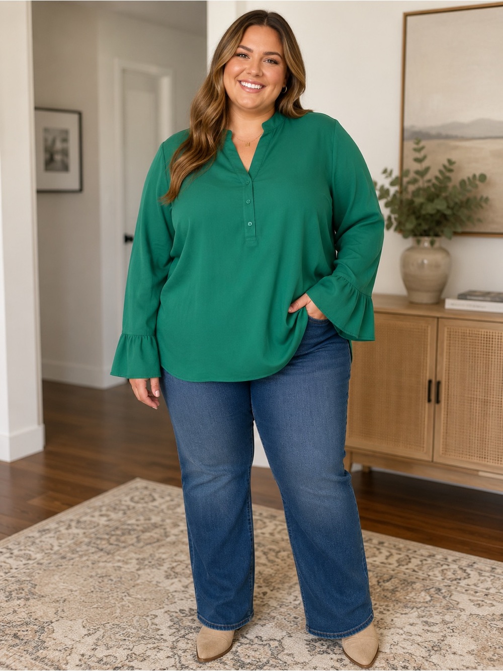 NEW Eloquoii blouse